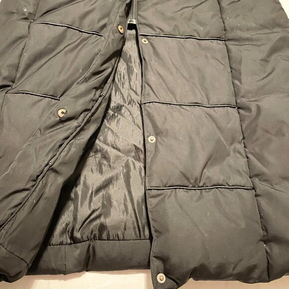 London Fog Womens Size XS Long Puffer Jacket Coat Flaws - Picture 6 of 16